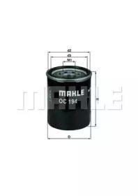Масляний фільтр на Infiniti QX80  Mahle OC 194.