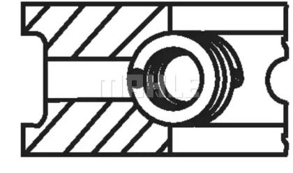 Комплект поршневых колец на Сеат Альтеа  Mahle 028 RS 10101 0N0.