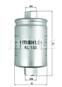 Паливний фільтр Mahle KL 158.