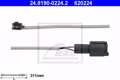 Датчик зносу гальмівних колодок на BMW E34 ATE 24.8190-0224.2.