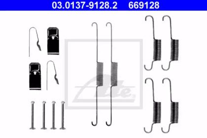Ремкомплект задніх барабанних гальм на Suzuki Jimny  ATE 03.0137-9128.2.