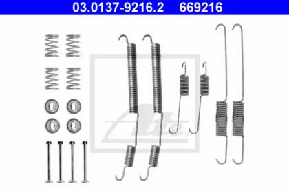 Ремкомплект задних барабанных тормозов на Fiat Ducato  ATE 03.0137-9216.2.
