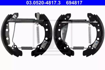 Барабанные тормозные колодки ATE 03.0520-4817.3.