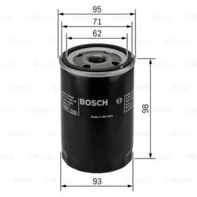 Масляный фильтр на Nissan Skyline  Bosch 0 986 452 024.