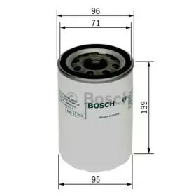 Масляный фильтр на Ниссан Террано  Bosch 0 986 452 046.