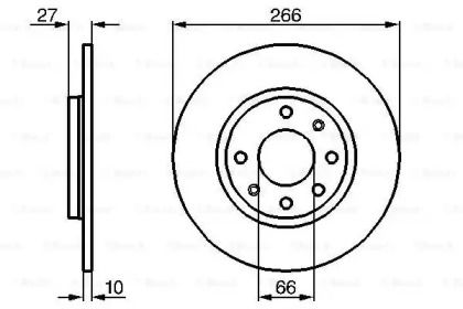 Гальмівний диск Bosch 0 986 478 090.