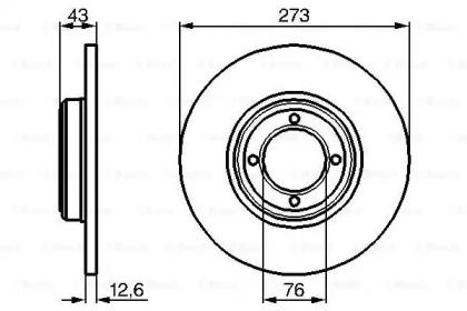 Гальмівний диск Bosch 0 986 478 091.
