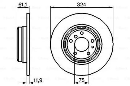 Гальмівний диск Bosch 0 986 478 095.