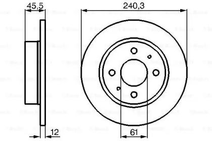 Гальмівний диск Bosch 0 986 478 368.