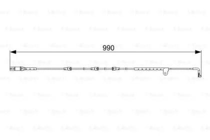 Датчик износа тормозных колодок на БМВ Х6  Bosch 1 987 473 049.
