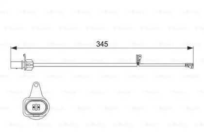 Датчик зносу гальмівних колодок на Audi Q5  Bosch 1 987 474 507.