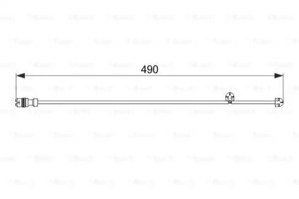 Датчик износа тормозных колодок Bosch 1 987 474 560.