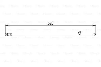 Датчик износа тормозных колодок Bosch 1 987 474 571.