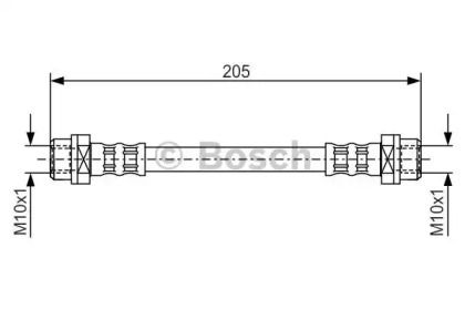 Гальмівний шланг на БМВ Е90 Bosch 1 987 476 477.