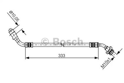 Гальмівний шланг на Ніссан Патфайндер  Bosch 1 987 481 229.