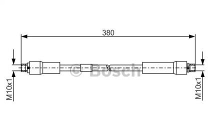 Гальмівний шланг на Ауді А8  Bosch 1 987 481 324.