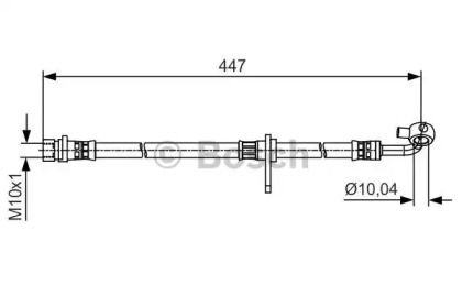 Гальмівний шланг на Хонда ЦРВ 3 Bosch 1 987 481 515.