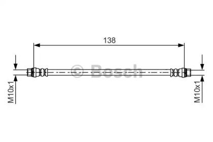 Гальмівний шланг на Рено Гранд Сценик  Bosch 1 987 481 625.