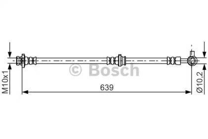 Тормозной шланг Bosch 1 987 481 697.