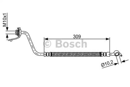 Тормозной шланг Bosch 1 987 481 877.