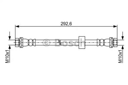 Тормозной шланг на Мазда Трибьют  Bosch 1 987 481 949.