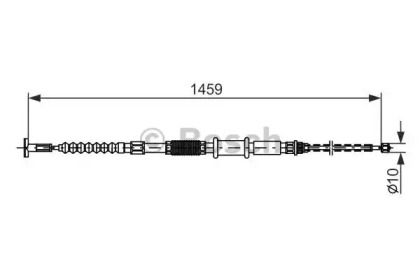 Трос ручника на Фиат Мареа  Bosch 1 987 482 180.
