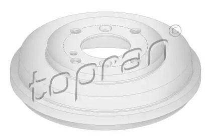 Задній гальмівний барабан Topran 304 155.