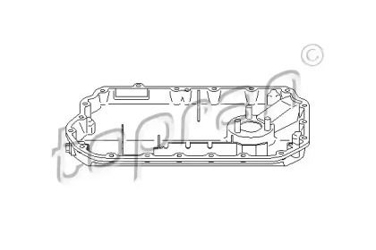 Масляний піддон двигуна на Audi A8  Topran 111 355.