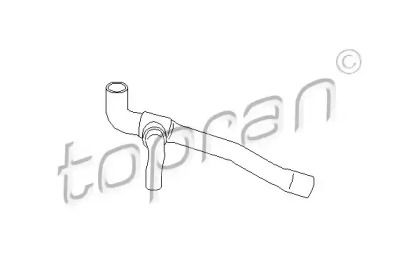 Патрубок радиатора на Volkswagen Sharan  Topran 109 009.