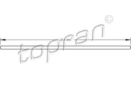Гідравлічний вижимний підшипник зчеплення на Volkswagen Golf  Topran 100 073.