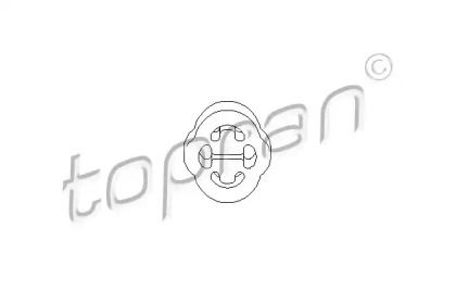 Крепление глушителя Topran 104 183.