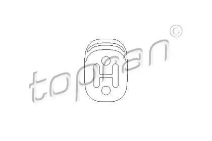 Крепление глушителя на Seat Toledo  Topran 109 063.
