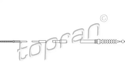 Трос ручника на Volkswagen Vento  Topran 103 063.
