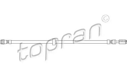 Шланг тормозной передний Topran 108 393.