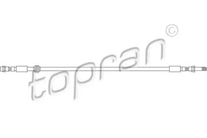 Шланг гальмівний передній Topran 110 406.
