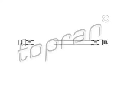 Шланг гальмівний задній на Audi A4 B5 Topran 104 433.