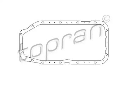 Прокладка, масляний піддон на Opel Omega A Topran 201 314.