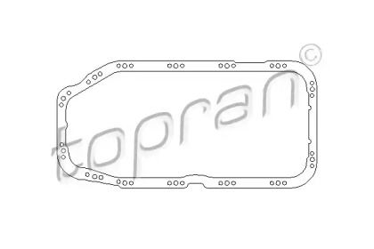 Прокладка, масляний піддон на Opel Kadett  Topran 201 317.