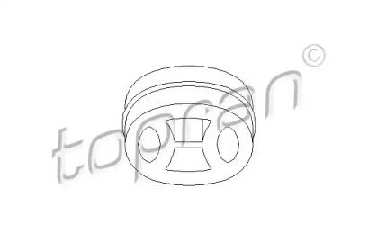 Крепление глушителя на Opel Omega  Topran 201 717.
