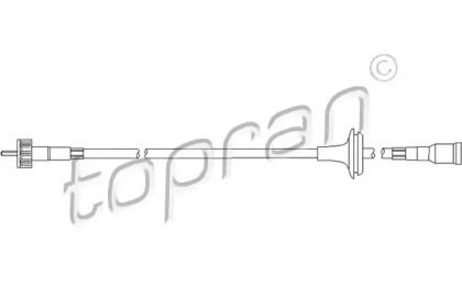 Тросик спидометра на Opel Corsa  Topran 205 931.