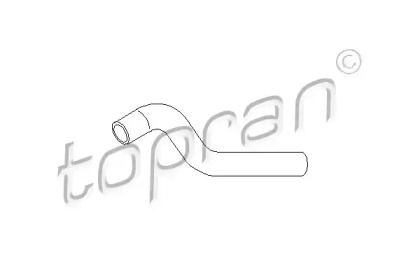Патрубок радіатора на Opel Combo  Topran 206 702.