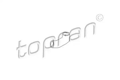 Патрубок радиатора на Opel Ascona  Topran 205 720.