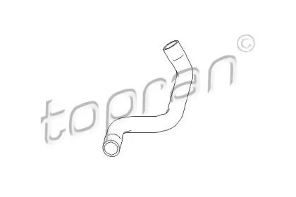 Патрубок радіатора на Opel Zafira A Topran 207 335.
