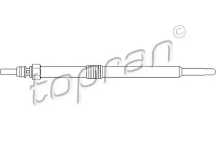 Свеча накаливания на Opel Movano  Topran 207 046.