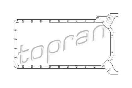 Прокладка, масляный поддон на Мерседес С класс  Topran 401 220.