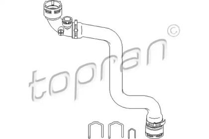 Патрубок радиатора Topran 501 562.