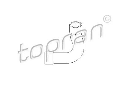 Патрубок радиатора на BMW 520 Topran 501 570.