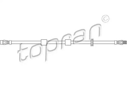 Шланг тормозной передний Topran 500 199.