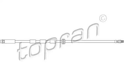 Шланг гальмівний передній Topran 501 130.