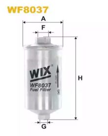 Паливний фільтр на Peugeot 309  Wix Filters WF8037.